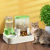 Auto Cat Feeder All-in-One Water Dispenser 2.2L Dog Food Bowl Automatic Gravity Pet Feeding Small Medium Large Pets Petscene