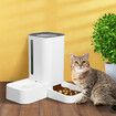 Automatic Cat Feeder 1.5L Water Dispenser 2L Food Bowl Auto Pet Feeding Gravity Fed for Small Medium Large Pets 2 In 1 Petscene