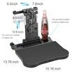 Car Backseat Foldable Tray Laptop Desk Food Tray Car Table with Phone Holder for Working Eating Traveling