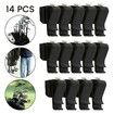 14x Plastic Golf Club Organizer Clip Putter Bag Holder Iron Driver Protector Set