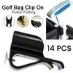 14x Plastic Golf Club Organizer Clip Putter Bag Holder Iron Driver Protector Set