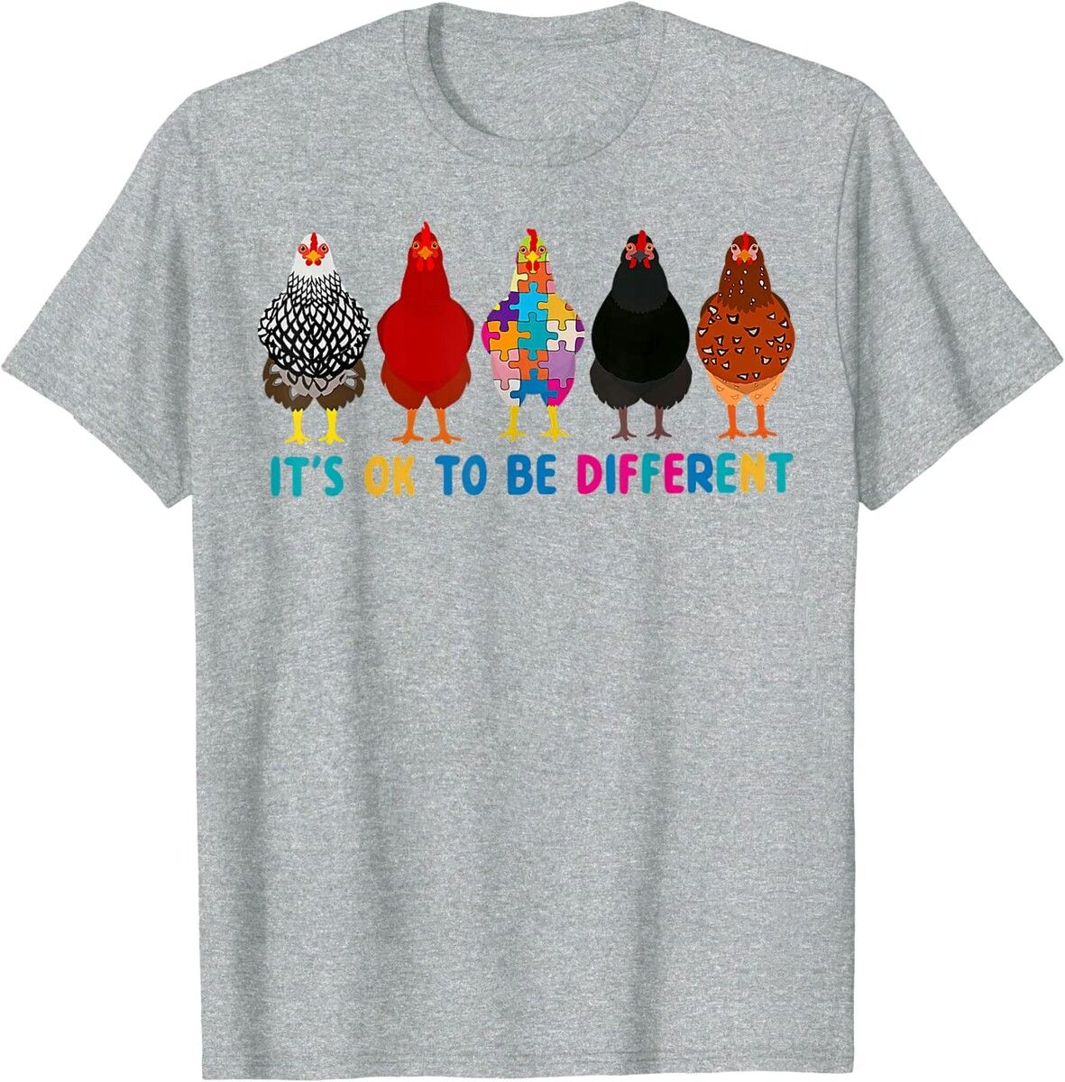 L Funny Chicken Farm Sarcastic Shirt T-Shirt Natural fiber fabrics neck Shirt Fashion Short Sleeve