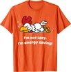 M Funny Chicken Farm Sarcastic Shirt T-Shirt Natural fiber fabrics neck Shirt Fashion Short Sleeve