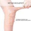 Knee Brace, Ultra Thin Silicone Knee Compression Sleeve Support Brace Size L