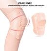 Knee Brace, 1 PC Thin Silicone Knee Compression Sleeve Support Brace Size S