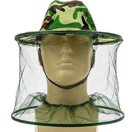 2 Pack Beekeeper Mask Cap Hat  Camouflage Beekeeping Mask Cap Hat