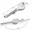 Practical Rust-proof Keychain Reliable Stainless Steel Keychain Plier for Home