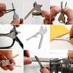 Practical Rust-proof Keychain Reliable Stainless Steel Keychain Plier for Home