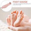 Baby Foot Measurer Kids Shoes Size Length Measuring Ruler, Foot Gauge Ruler Tools for Toddler Children (Plain Pink)