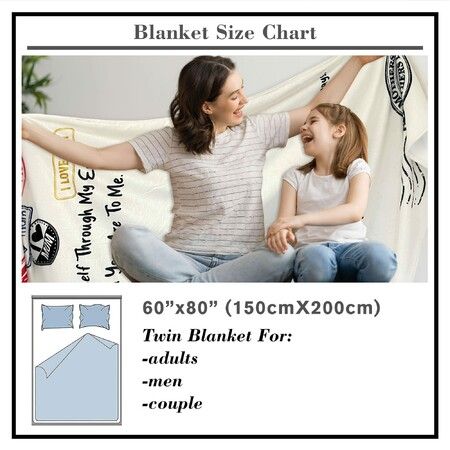 Christmas Birthday Gifts for Mom from Son, Mom Gifts, Mother''s Day  Presents Ideas Gifts, Mom Blanket (Size:60x80)