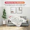 Premium Dear Mom Blanket Presents for Mother's Day Soft Cozy Flannel Throw Blanket Moms Blanket Gift-150*200 CM