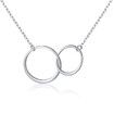 Mothers Day Necklace Sterling Silver 3 Circle Necklace Mom Necklace