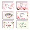 Happy Mothers Day Cards Bulk,12 Set Floral Mother's Day Greeting Card Note Cards with Envelopes