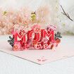 Mother’s Day Pop Up Card 'Best Mom Ever' 3D Flower Greeting  -Mother's Day Birthday-for Mother Wife Grandma