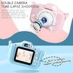 Kids Camera 1080P HD Digital Video Cameras with 32GB SD Card Mini Rechargeable Toddler Toys Camera for 3-12 Years Girls Best Gifts for Kids (Blue)