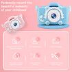 Kids Camera 1080P HD Digital Video Cameras with 32GB SD Card Mini Rechargeable Toddler Toys Camera for 3-12 Years Girls Best Gifts for Kids (Blue)