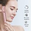 EMS SkinCare Beauty Instrument Rotating Hot Compress Heating Vibration Therapy Wand Pink