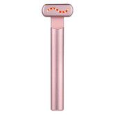 EMS SkinCare Beauty Instrument Rotating Hot Compress Heating Vibration Therapy Wand Pink