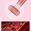 EMS SkinCare Beauty Instrument Rotating Hot Compress Heating Vibration Therapy Wand Pink