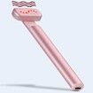 EMS SkinCare Beauty Instrument Rotating Hot Compress Heating Vibration Therapy Wand Pink