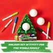 Kids DIY Craft Drawing Toy Christmas Tree Decoration Set Ball Ornaments Children Christmas Gifts Educational Toys