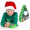 Kids DIY Craft Drawing Toy Christmas Tree Decoration Set Ball Ornaments Children Christmas Gifts Educational Toys