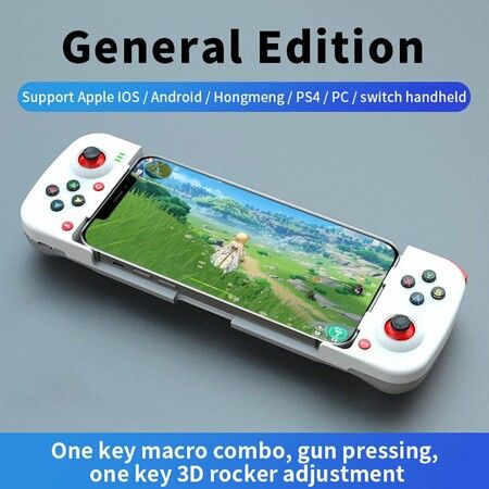 Wireless Game Controller for iOS, Android, PC, Bluetooth Gamepad Joysticks for Phone