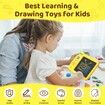 Talking Flash Cards with LCD Writing Tablet 224 Sight Words Montessori Educational Toys for Kids Age 3+(Yellow)