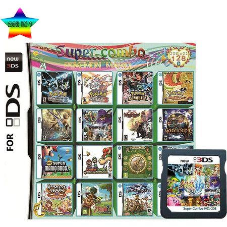 Nds multi game shop 208 in 1