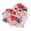 Scented Soap Rose in Heart-Shaped Box for Her Ideal for Birthday, Valentine's, Mother's Day,Perfect for Girlfriend, Mom, Wife, Women.