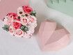 Scented Soap Rose in Heart-Shaped Box for Her Ideal for Birthday, Valentine's, Mother's Day,Perfect for Girlfriend, Mom, Wife, Women.