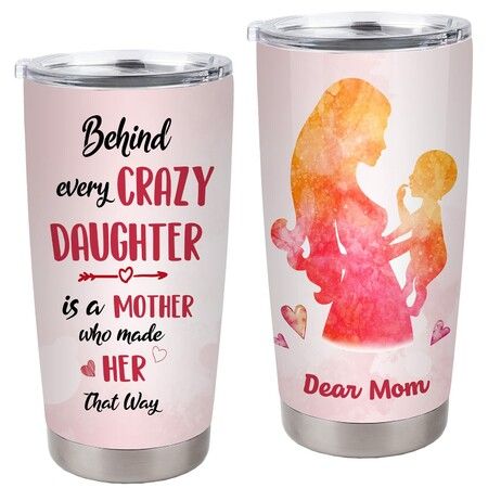 Mothers Day Gifts, To My Mom?Birthday Gifts for Mom , 20 oz Stainless Steel Tumbler for Mom, Christmas Gifts for Mom from Daughter Son