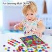 Wooden Counting Math Toys, 1-100 Consecutive Numbers, Educational Game and Learning for Toddlers 3 Years Old