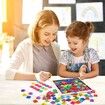 Wooden Counting Math Toys, 1-100 Consecutive Numbers, Educational Game and Learning for Toddlers 3 Years Old