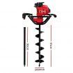 Giantz 80CC Post Hole Digger 200mm Petrol Drill Extension Auger Bits