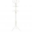 SONGMICS Metal Coat Rack Creamy White