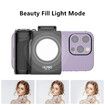 Telefon Griff Handheld Selfie Booster Grip mit  Fullen Licht Bluetooth Fernausloser Grip fur Smartphone Mobile