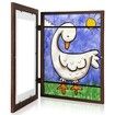 Kids Art Frames, 34*25cm Front Opening Kids Artwork Frames Changeable 3D Picture, Crafts, Children Drawing, Hanging Art, Portfolio Storage