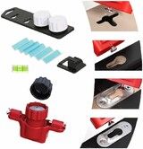 Keyhole Companion Marking Tool Set, Mount/Hang Items that have Keyhole Slots Without Measuring