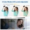 Mini Camera Light,Bi-Color LED Video Light 1500mAh Rechargeable for Camera, Photo