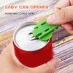 6 Pieces Manual Easy Can Opener, Soda Beer Can Opener Beverage Can Top Ring Opener Tool