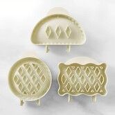 Hand Pie Molds, 3PCS Dough Presser Pocket Pie Molds for Thanksgiving Halloween Party