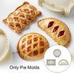 Hand Pie Molds, 3PCS Dough Presser Pocket Pie Molds for Thanksgiving Halloween Party