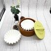 Silicone Coffee Filter Paper Holder Kitchen Storage Organizer with Lid-Brown