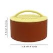 Silicone Coffee Filter Paper Holder Kitchen Storage Organizer with Lid-Brown