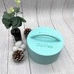 Silicone Coffee Filter Paper Holder Kitchen Storage Organizer with Lid-Green