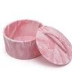 Silicone Coffee Filter Paper Holder Kitchen Storage Organizer with Lid-Pink