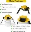 Auto Reset Rat Catch Traps, Reusable Mouse Trap, Sliding Bucket Lid,Humane Rat Traps, Compatible with 5 Gallon Bucket(Not Included) 2 Pack