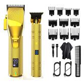 Hair Clippers for Men Professional Hair Trimmer Set Clippers Beard Hair Cutting Rechargeable T Outliner Shaver