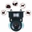 Solar Powered Outdoor Ultrasonic Pest Bird Crow Animal Repeller Repellent Scarer